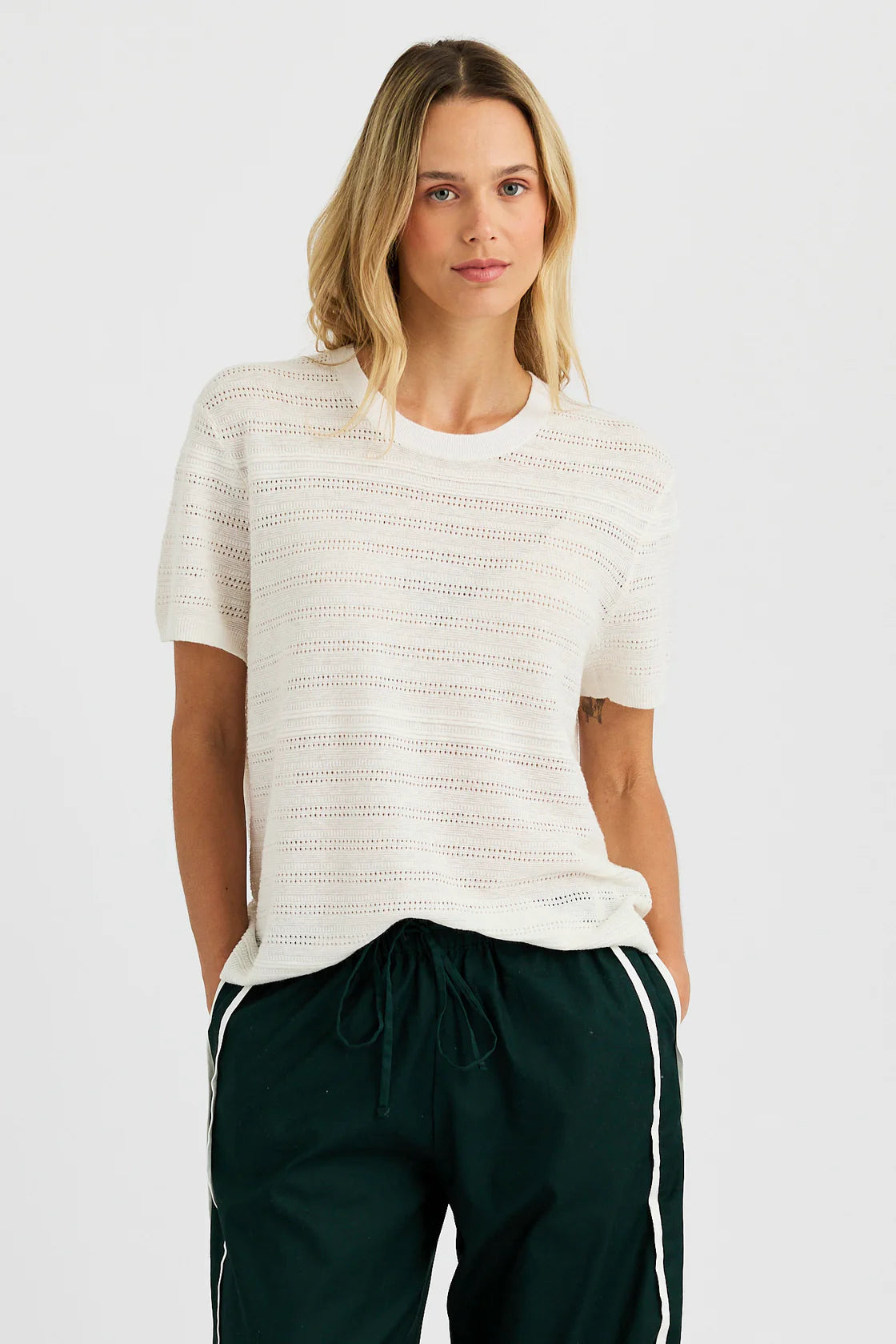 Vika Tee in Ecru
