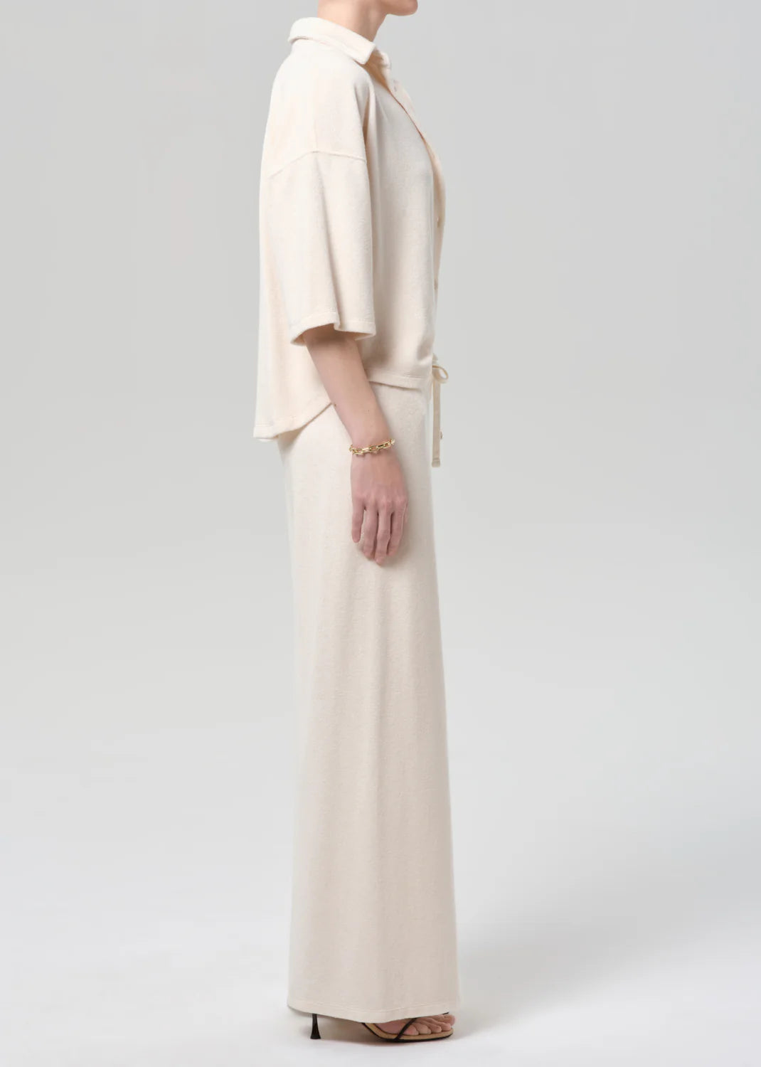 Nora Pull on Pant in Cream