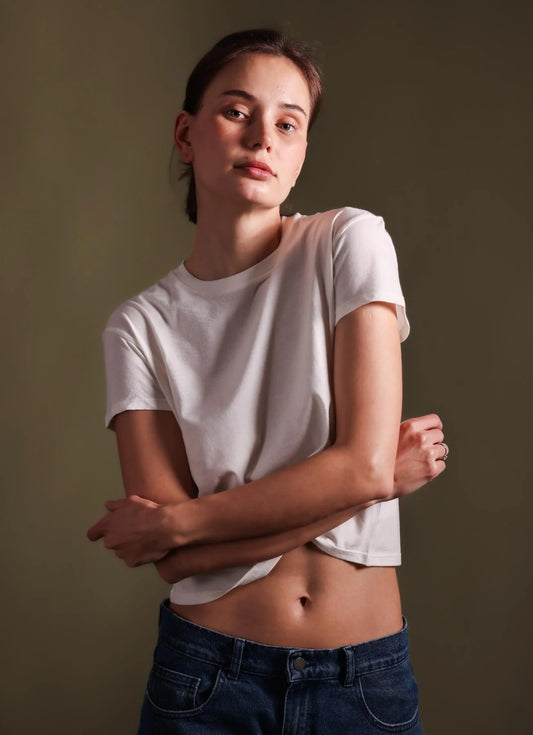 Basic T-shirt in White