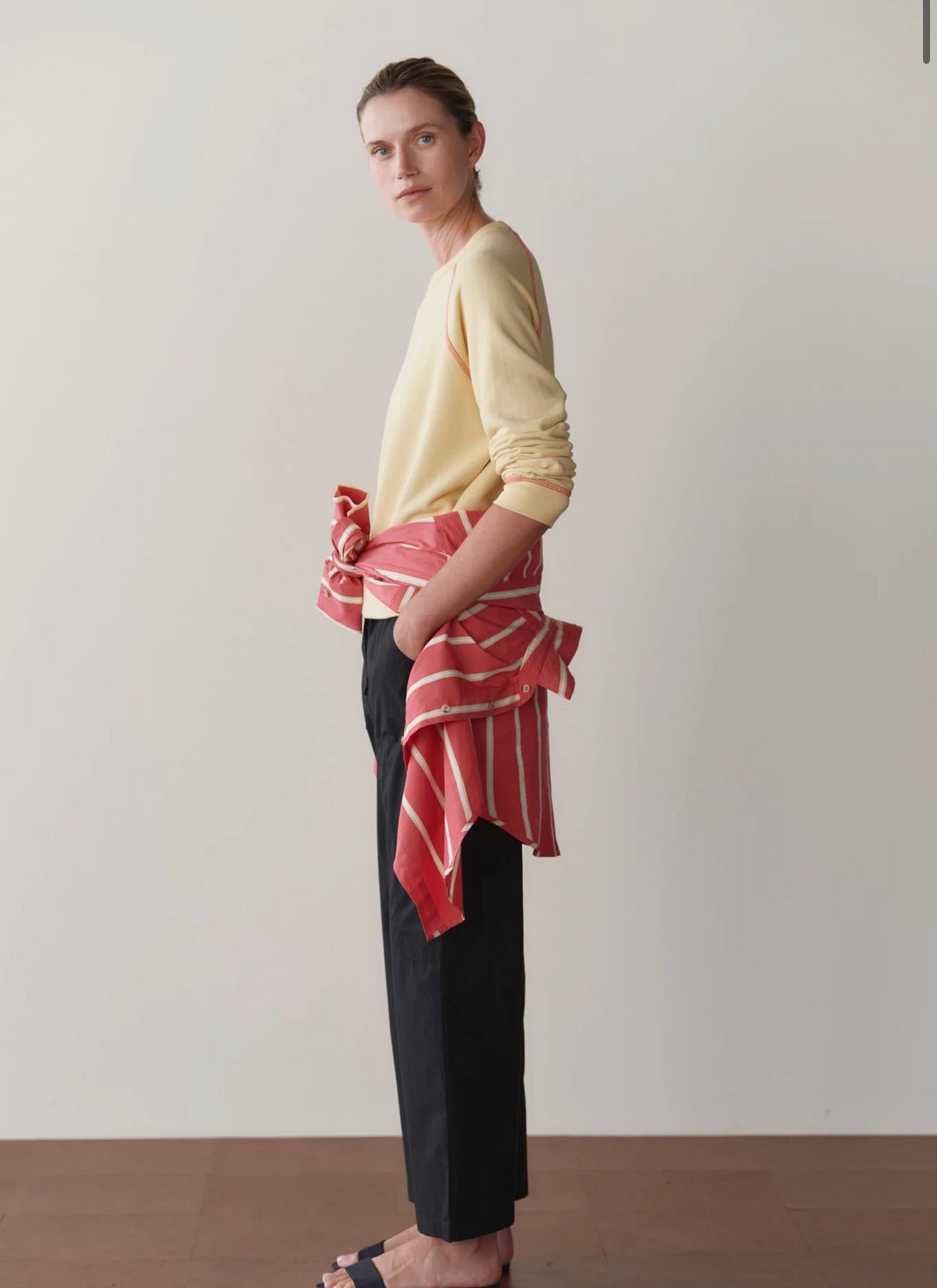 The Pop Drawstring Cargo Pant in Jet
