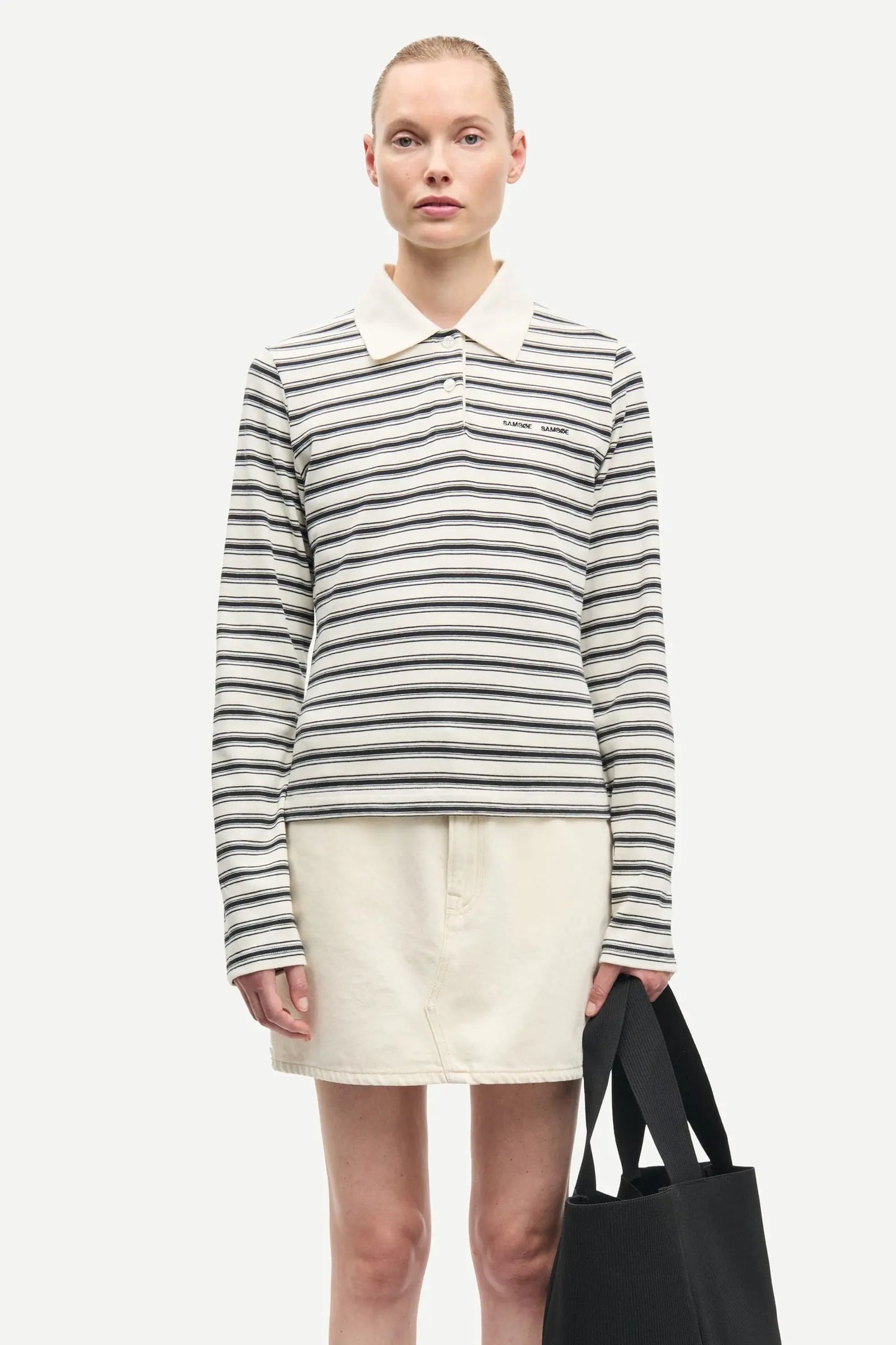 Sadonell LS Polo 15512 in Egret St
