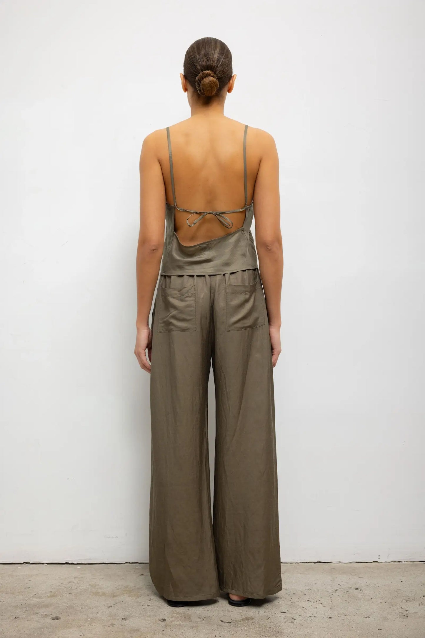 Daniel Square Neck Tank in Cypress