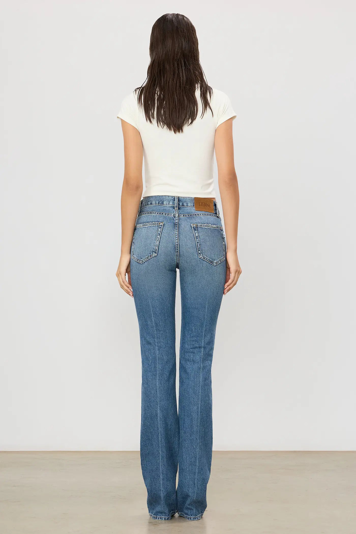 Chloe Straight Leg in Medium Indigo