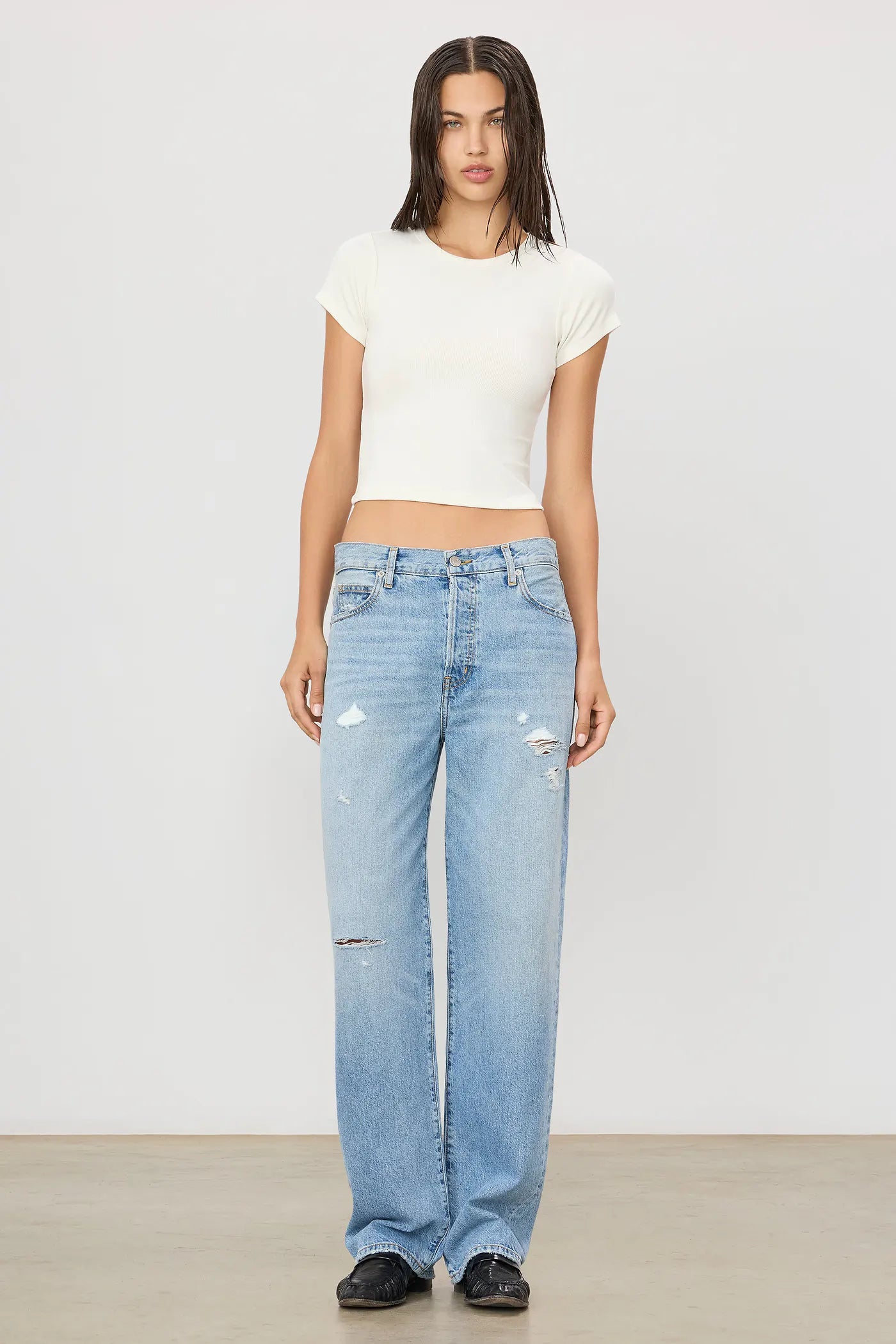Saint Boyfriend in Light Indigo
