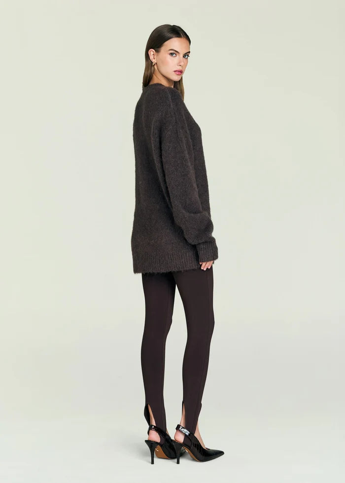 Kelsey Stirrup Legging in Slate Brown