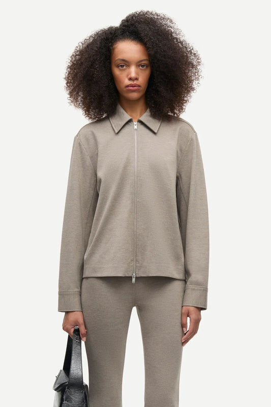 Saclay Jacket 16206 in Lead Gray Mel