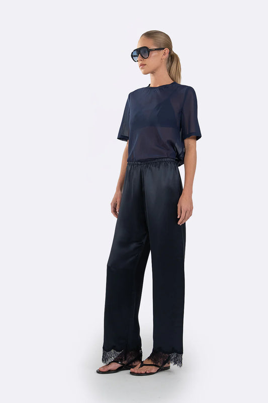Midnight Satin Pants