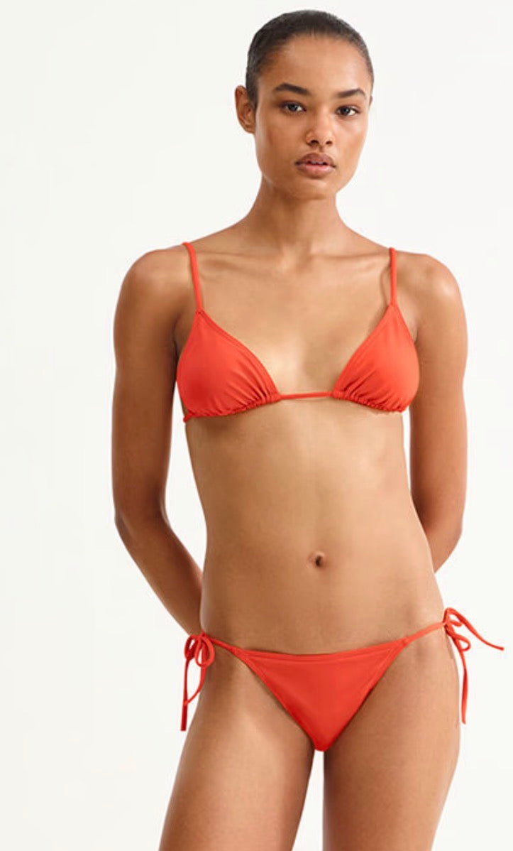 Mouna Triangle Bikini in Rooibos