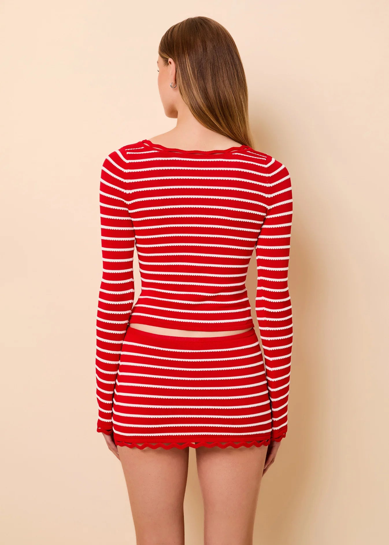 The Penelope Top in Lipstick Red