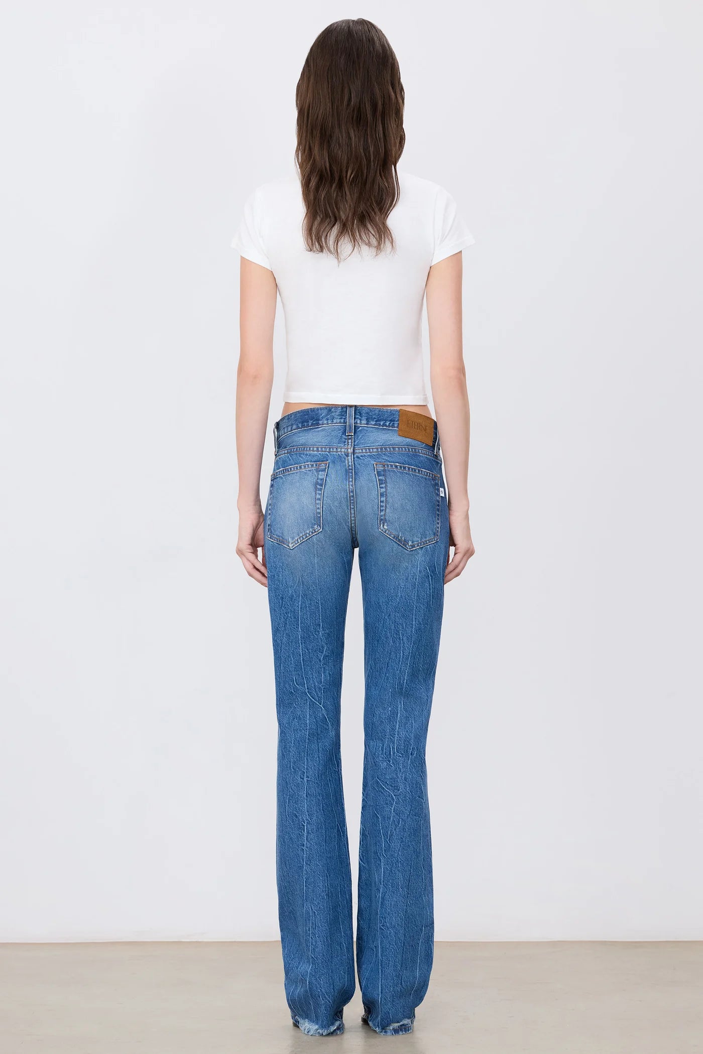 PRESLEY LOW RISE BOOTCUT JEAN IN MEDIUM INDIGO