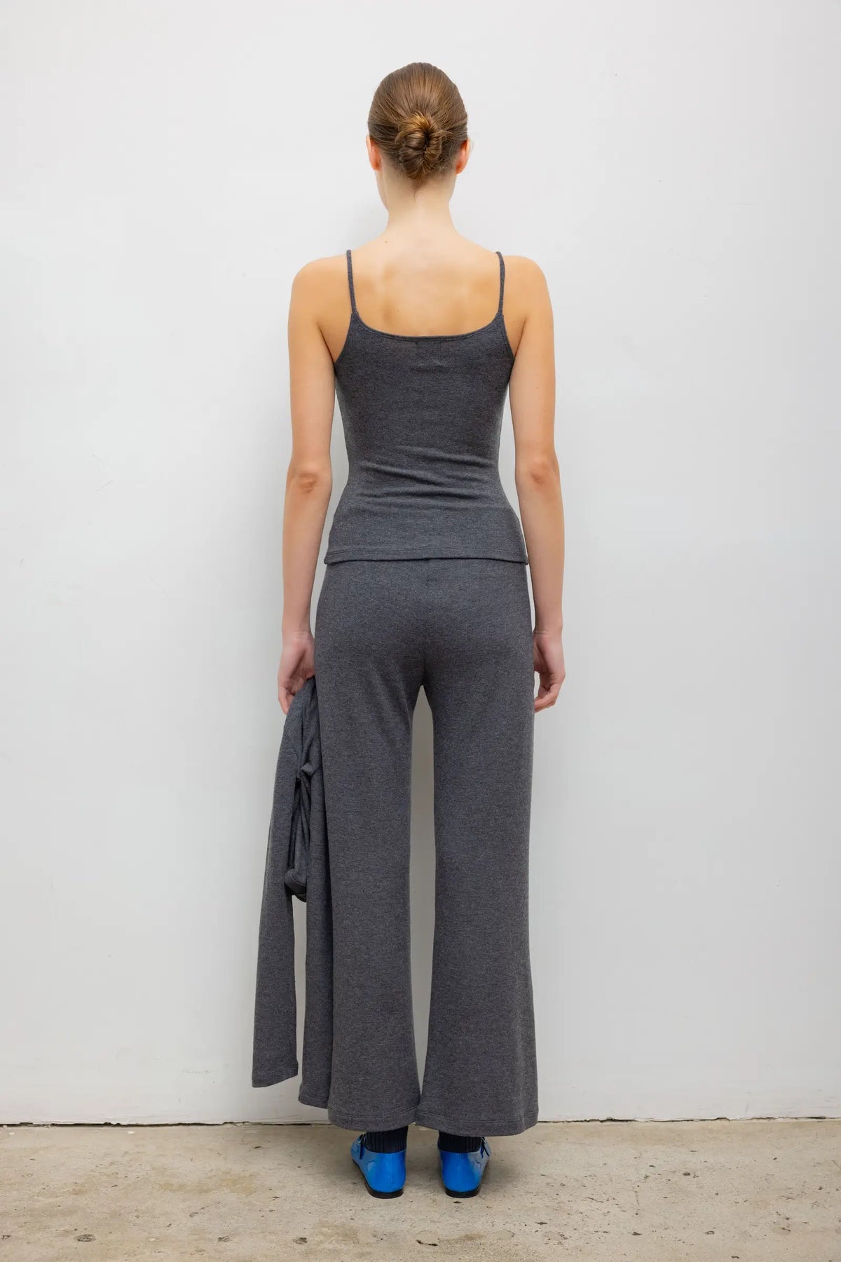 Lauren Classic Tank in Charcoal