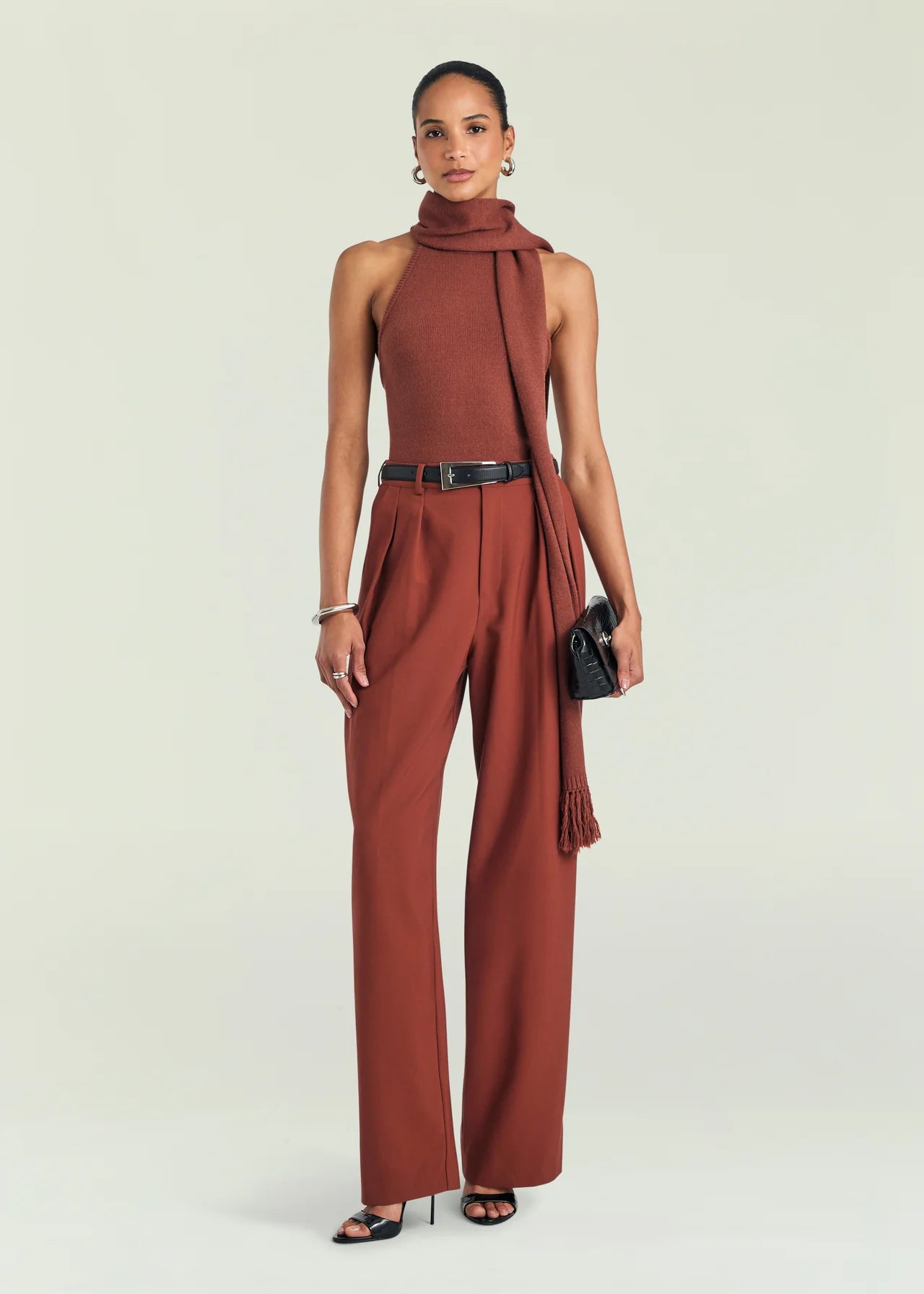 Caro Pant in Copper Clay
