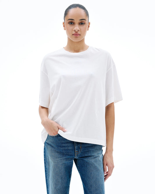 Boyfriend Tee in Natural White