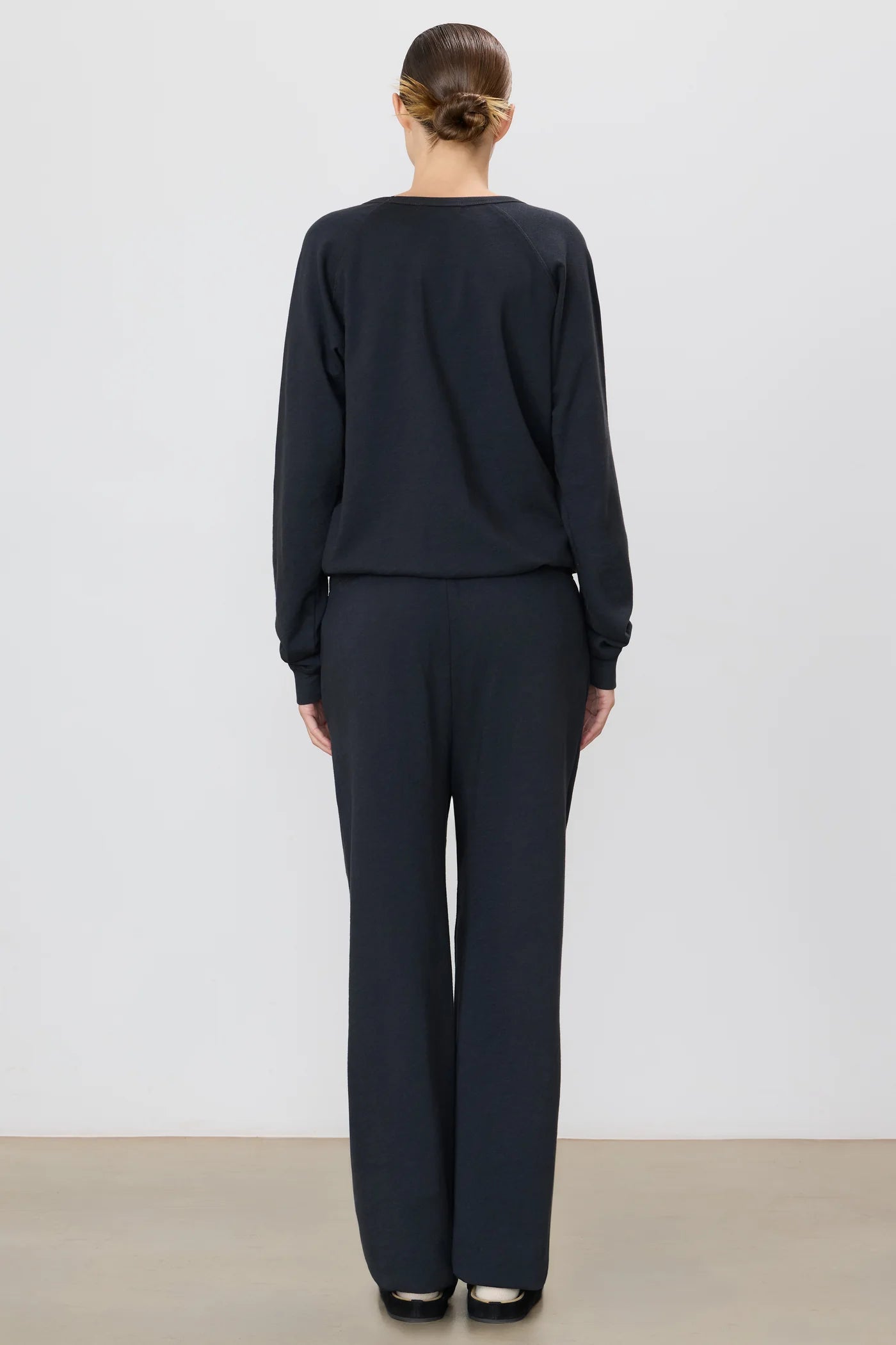 Boyfriend Pocket Sweatpant in Black
