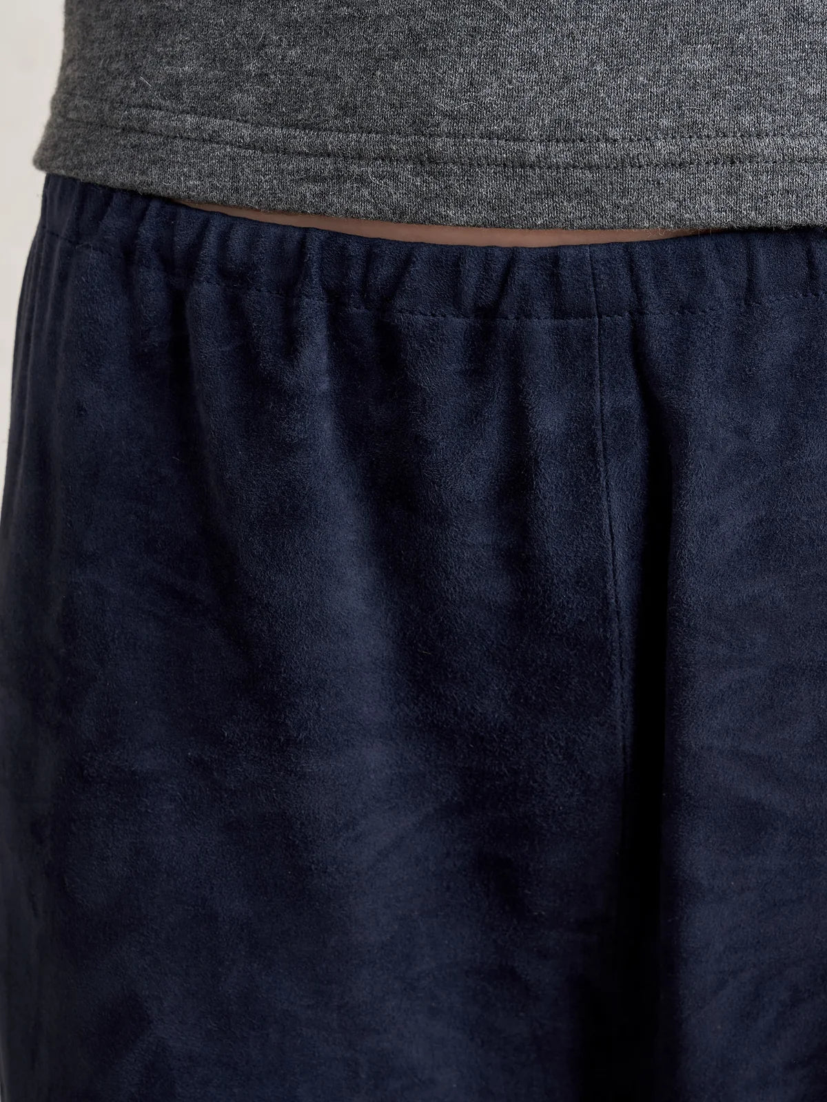 Suede Colby Pant in Navy