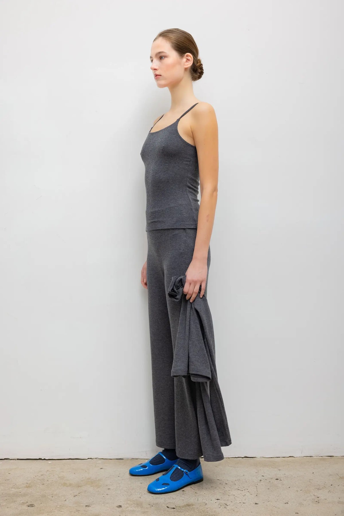 Lauren Classic Tank in Charcoal