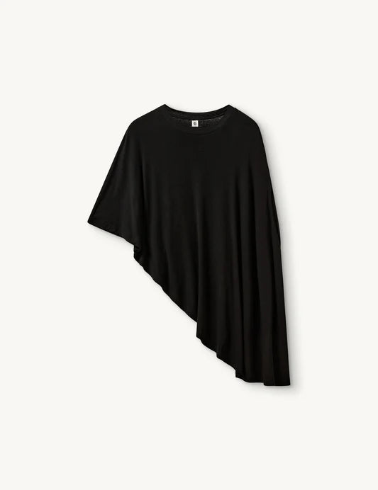 Breanna Asymmetric Top in Black