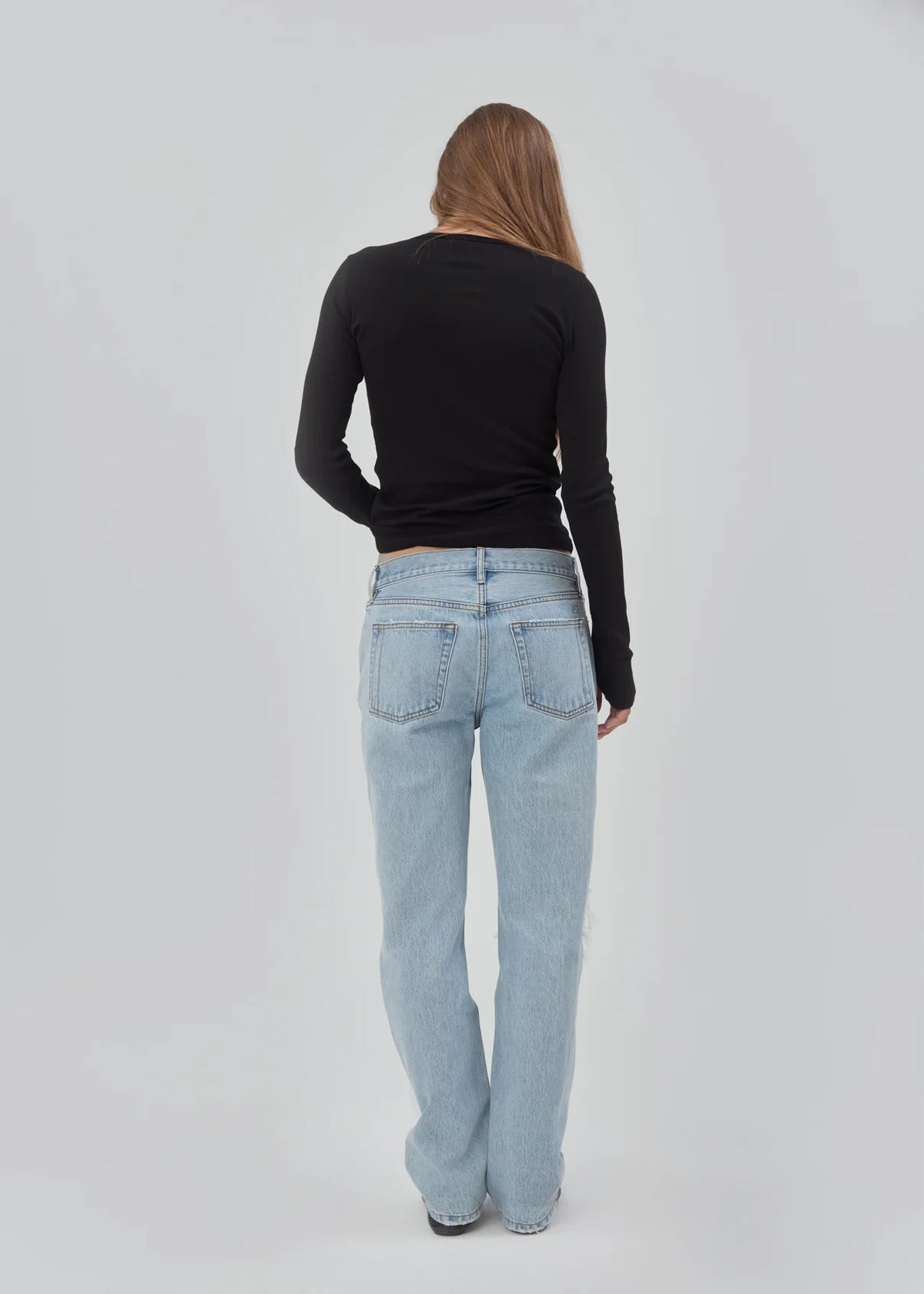 Life Jean in Blue Patched