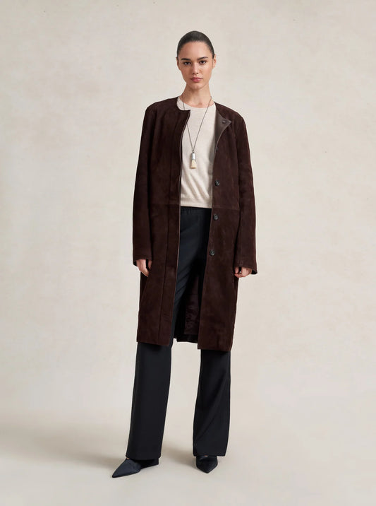 Perry Coat in Chocolate