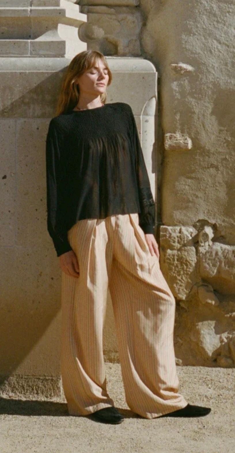 Kaila Pant in Basque Stripe