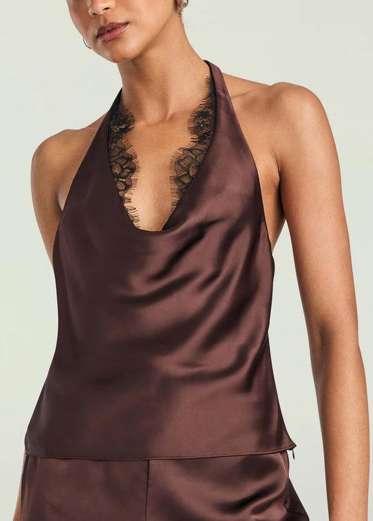 Lovella Top in Burnt Clove