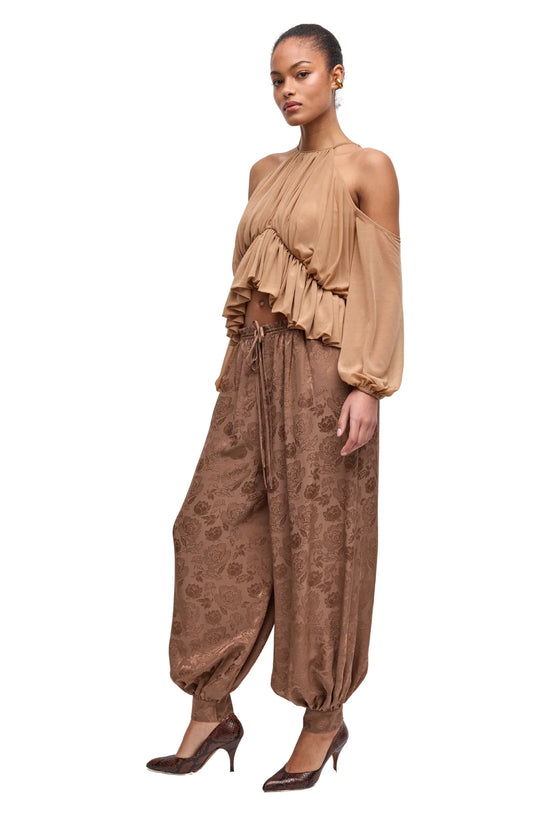 Calyx Pant in Brown