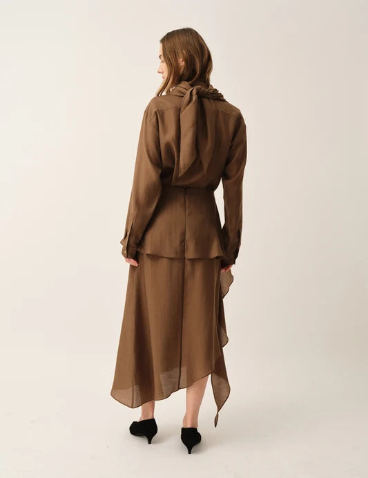 Eleanor Shirt in Brown