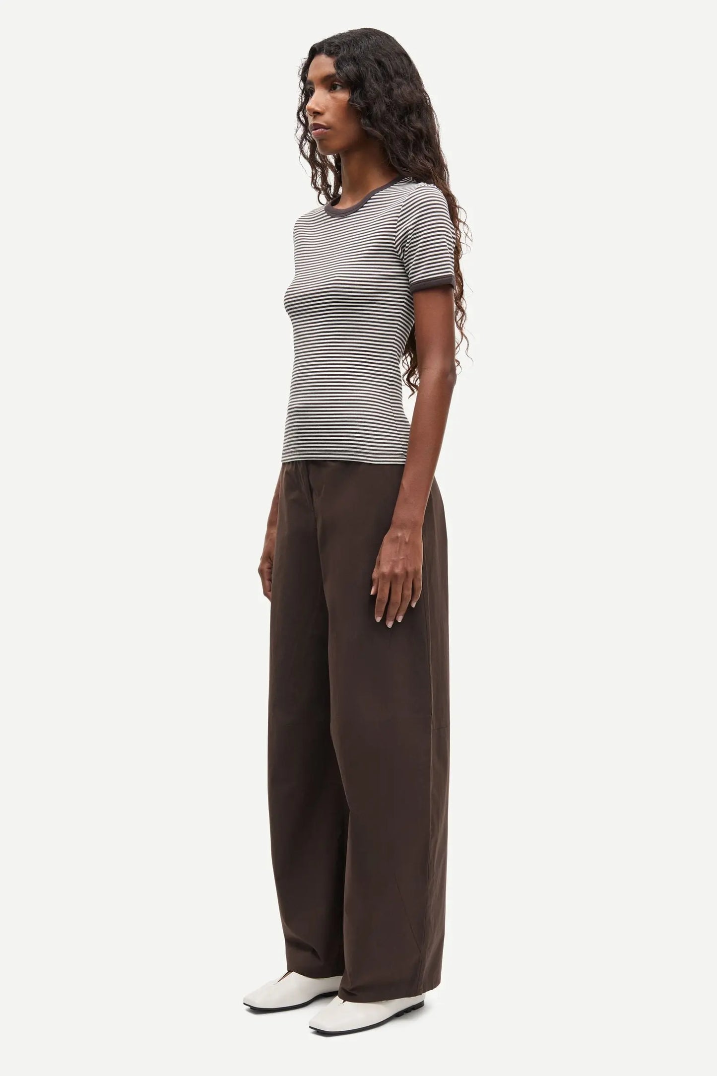 Salinas T-Shirt 7542 in Mulch Stripe