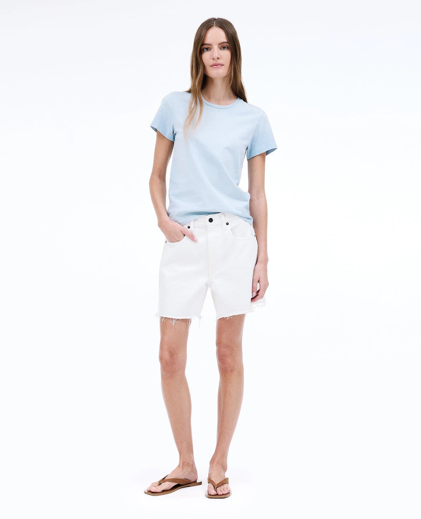 SIENNA CUT OFF IN WHITE