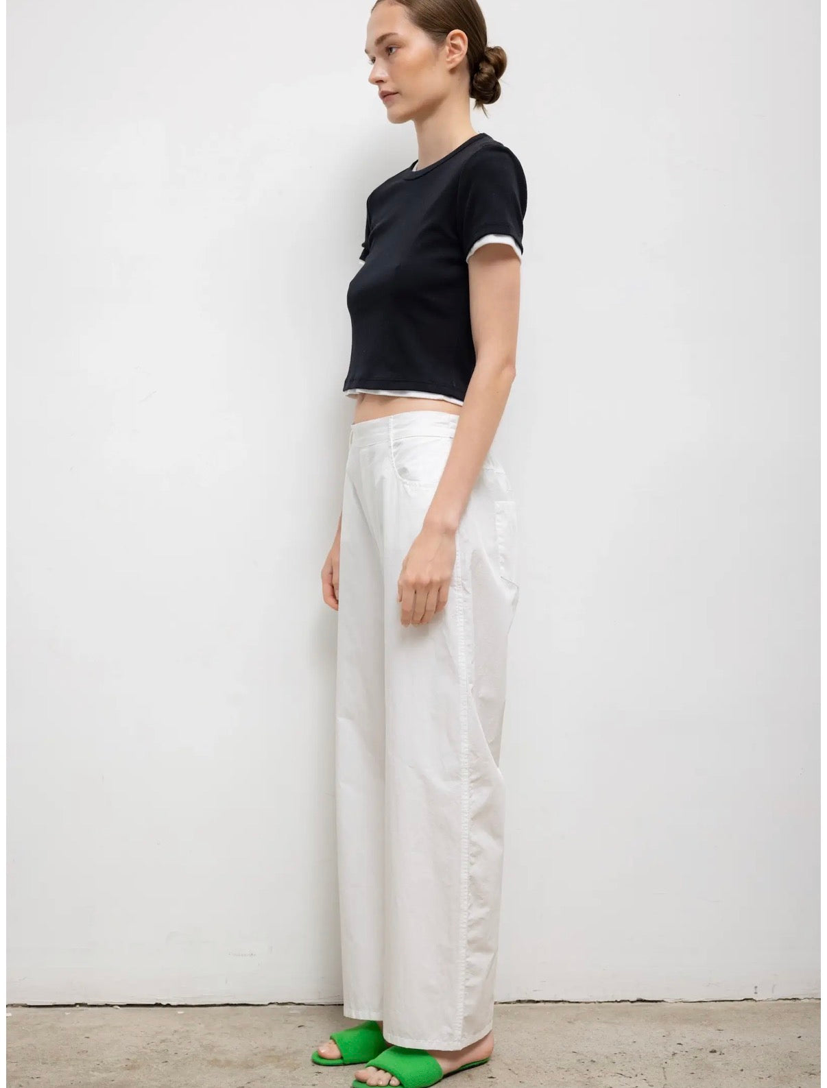Nando Baby Tee in Black