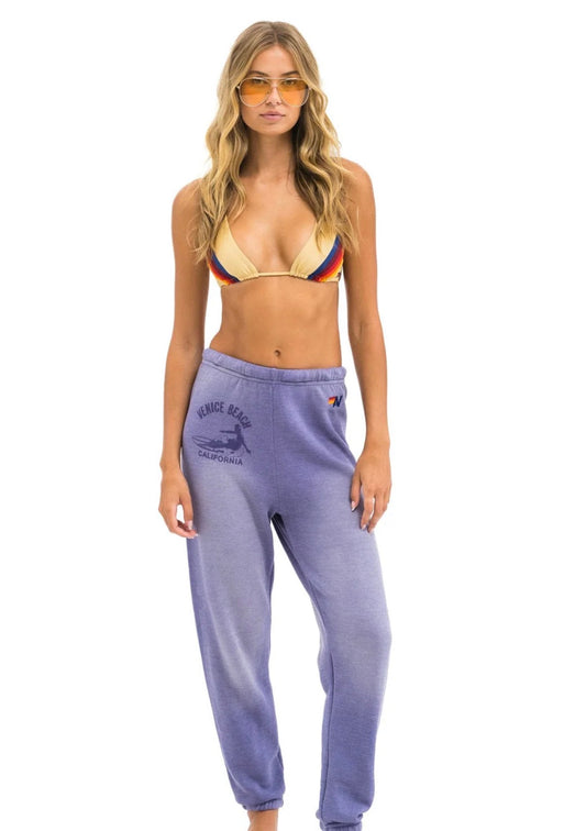 Venice Surfer Women's Sweatpants in Faded Grape
