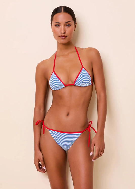 The Iris Top in Marina Blue