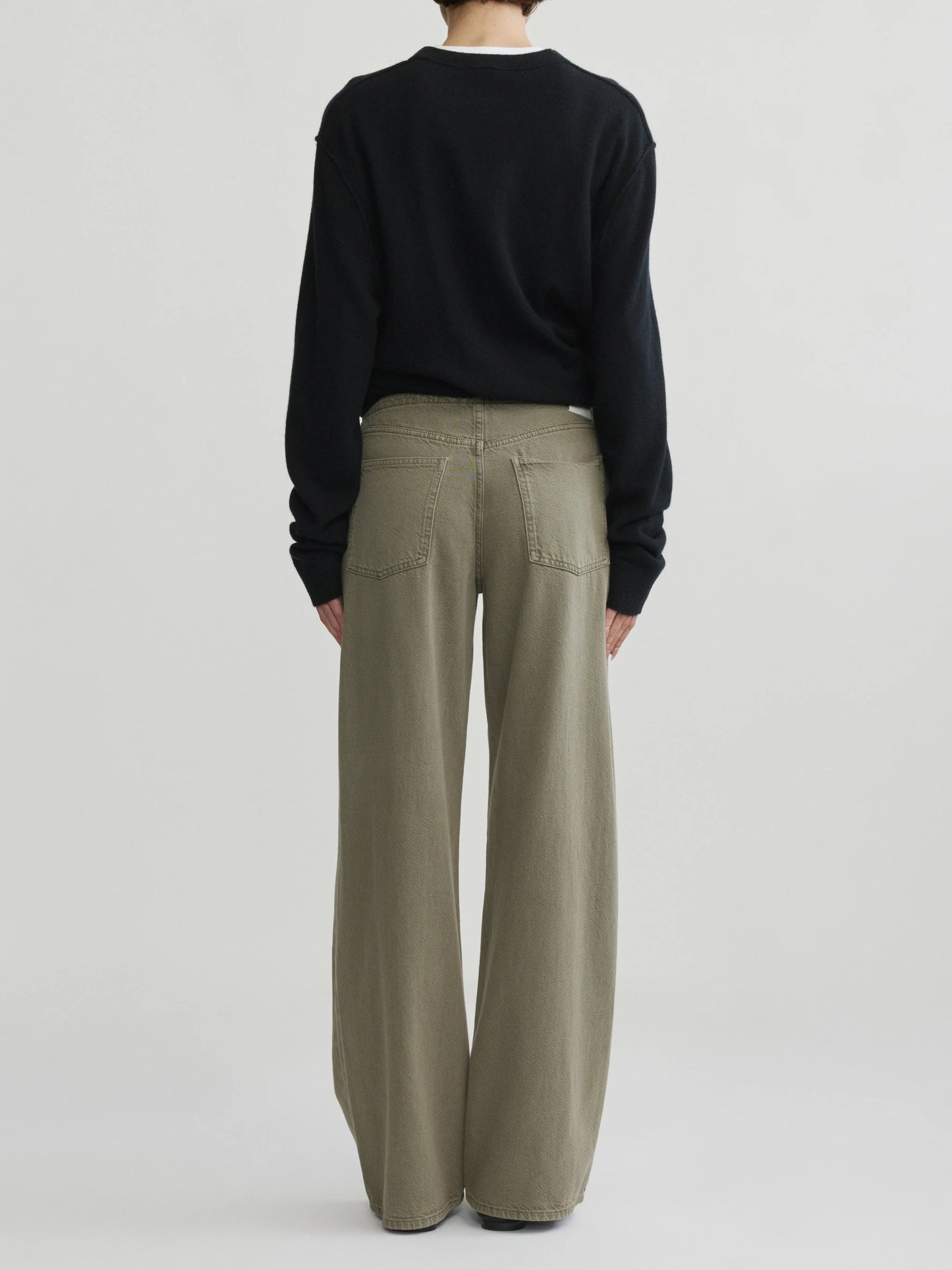 Sienna Low Slung Wide Leg Vintage Jean in Clover Aura