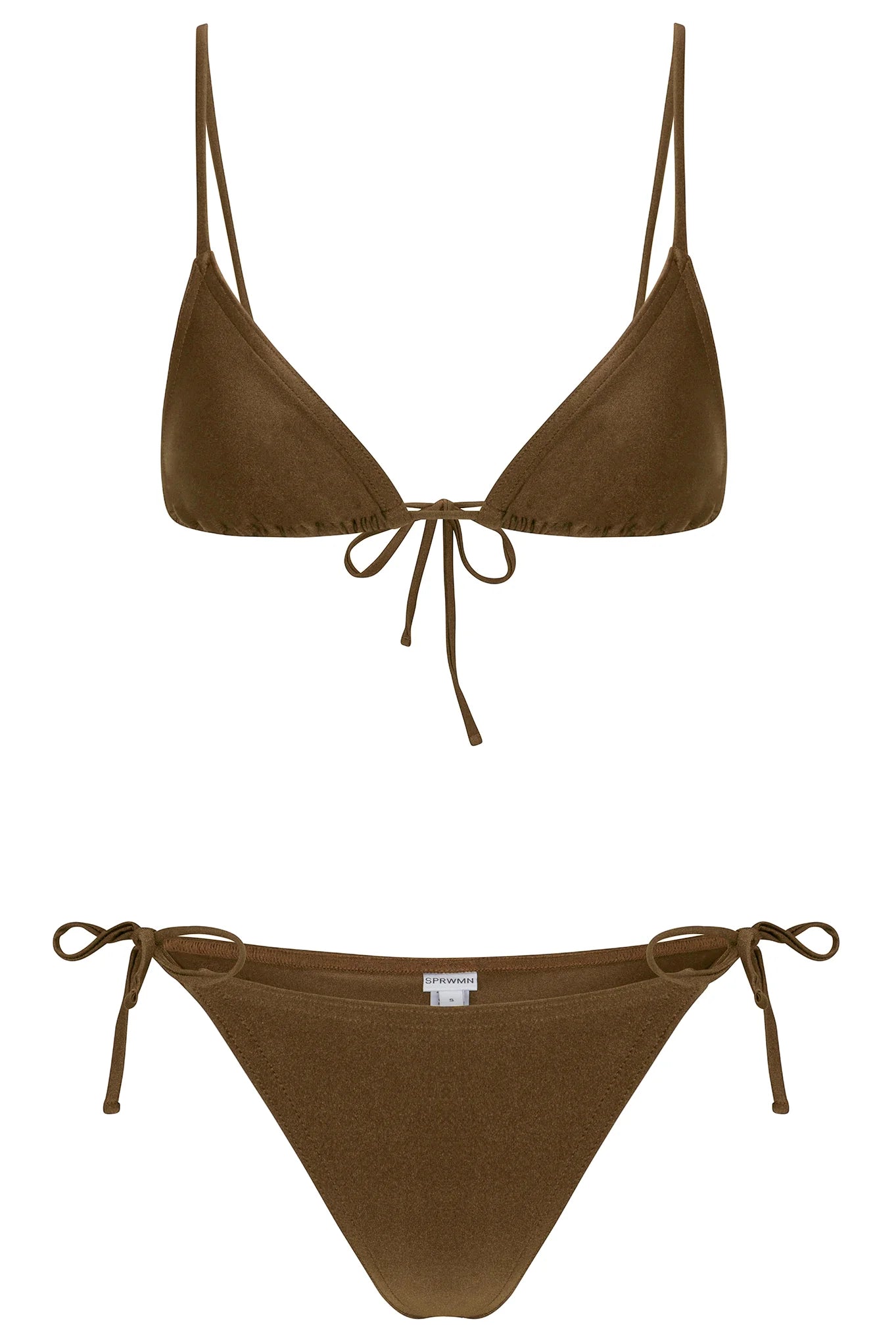 Triangle Bikini Top in Mocha