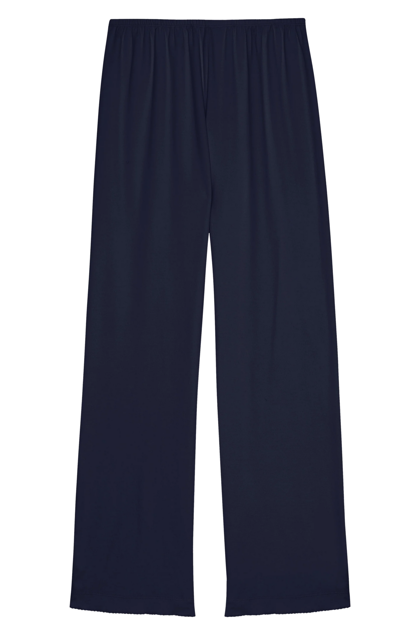 The Baby Rib Scallop Pant in Navy