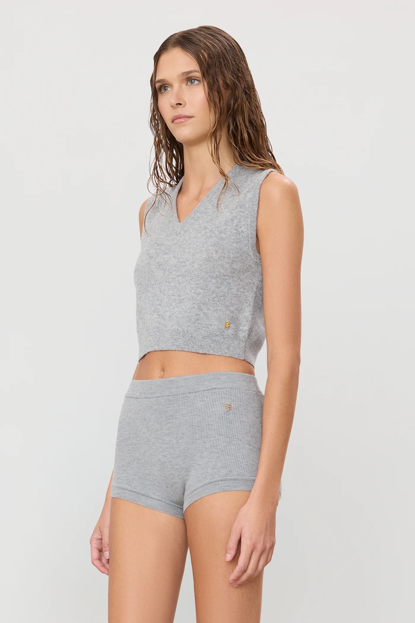 Lenny Vest in Grey