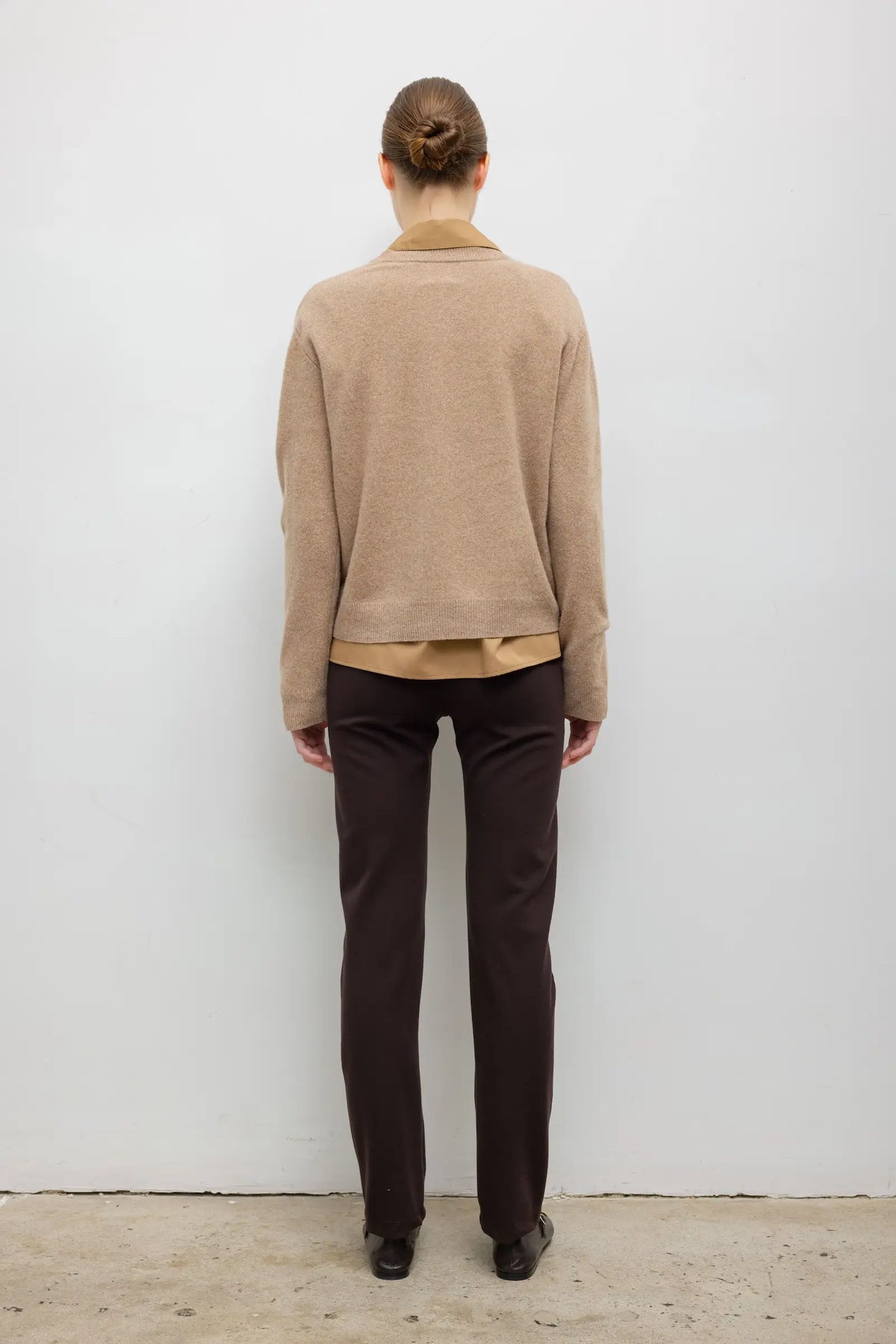 Rio High Waist Straight Pant II in Chocolate