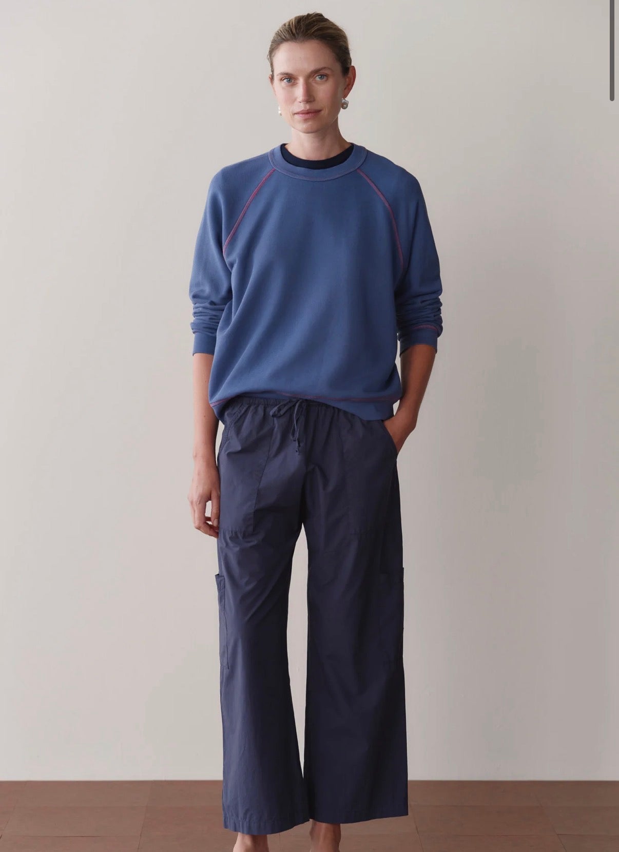 The Pop Drawstring Cargo Pant In Midnight
