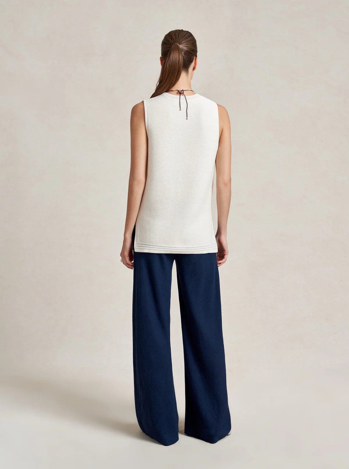 Linen Colby Pant in Midnight