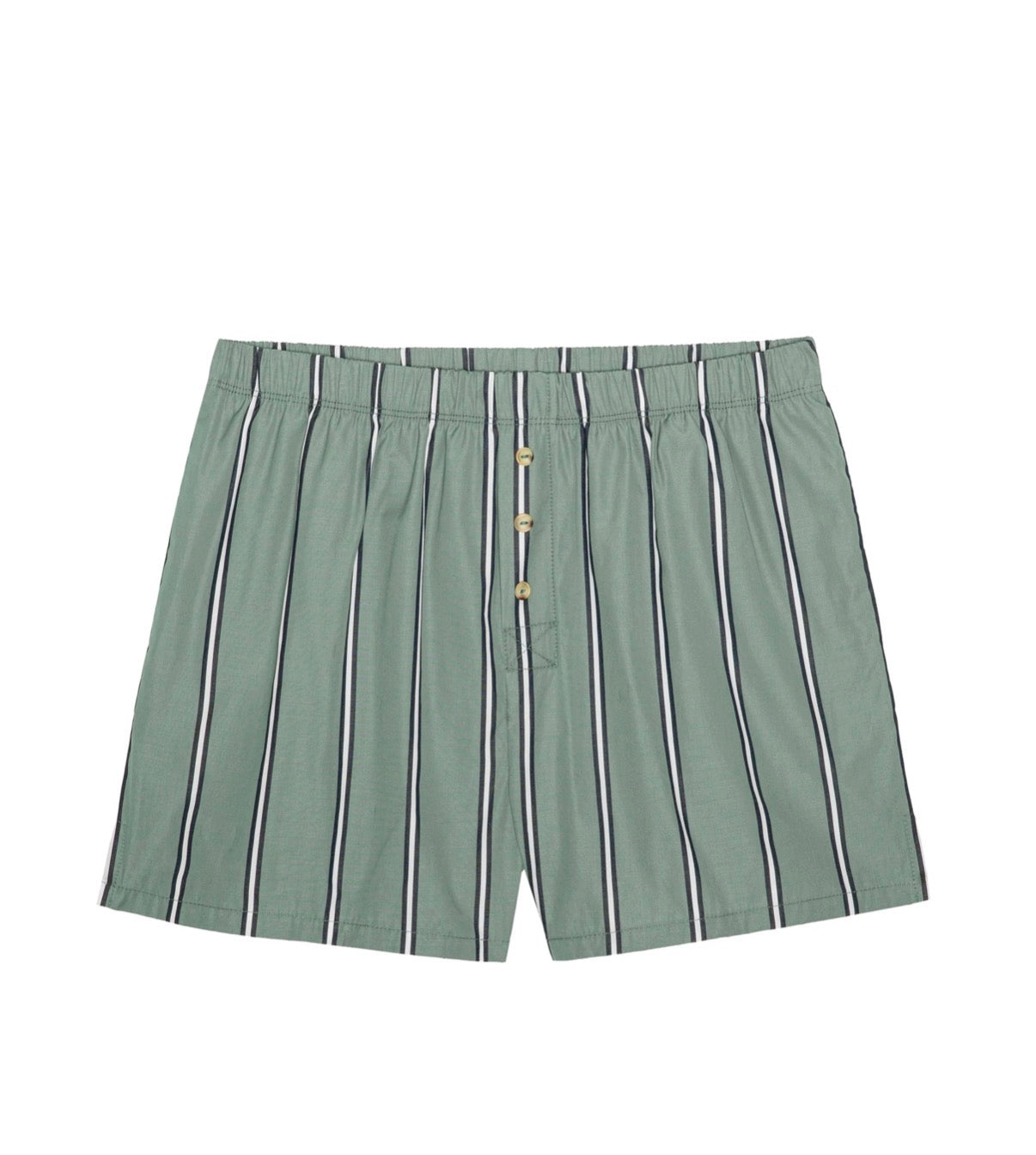 The Pop Stripe Boxer in Sage