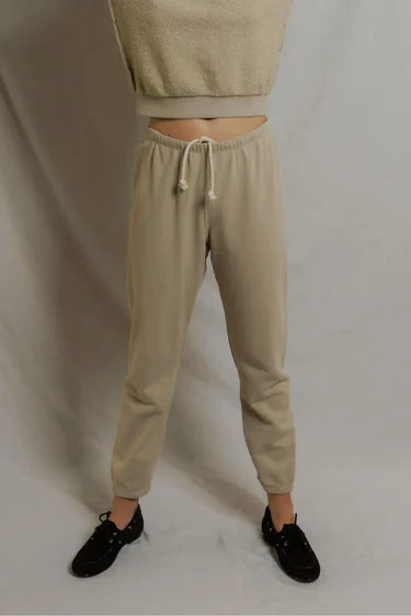 Johnny French Terry East Sweatpant in Driftwood