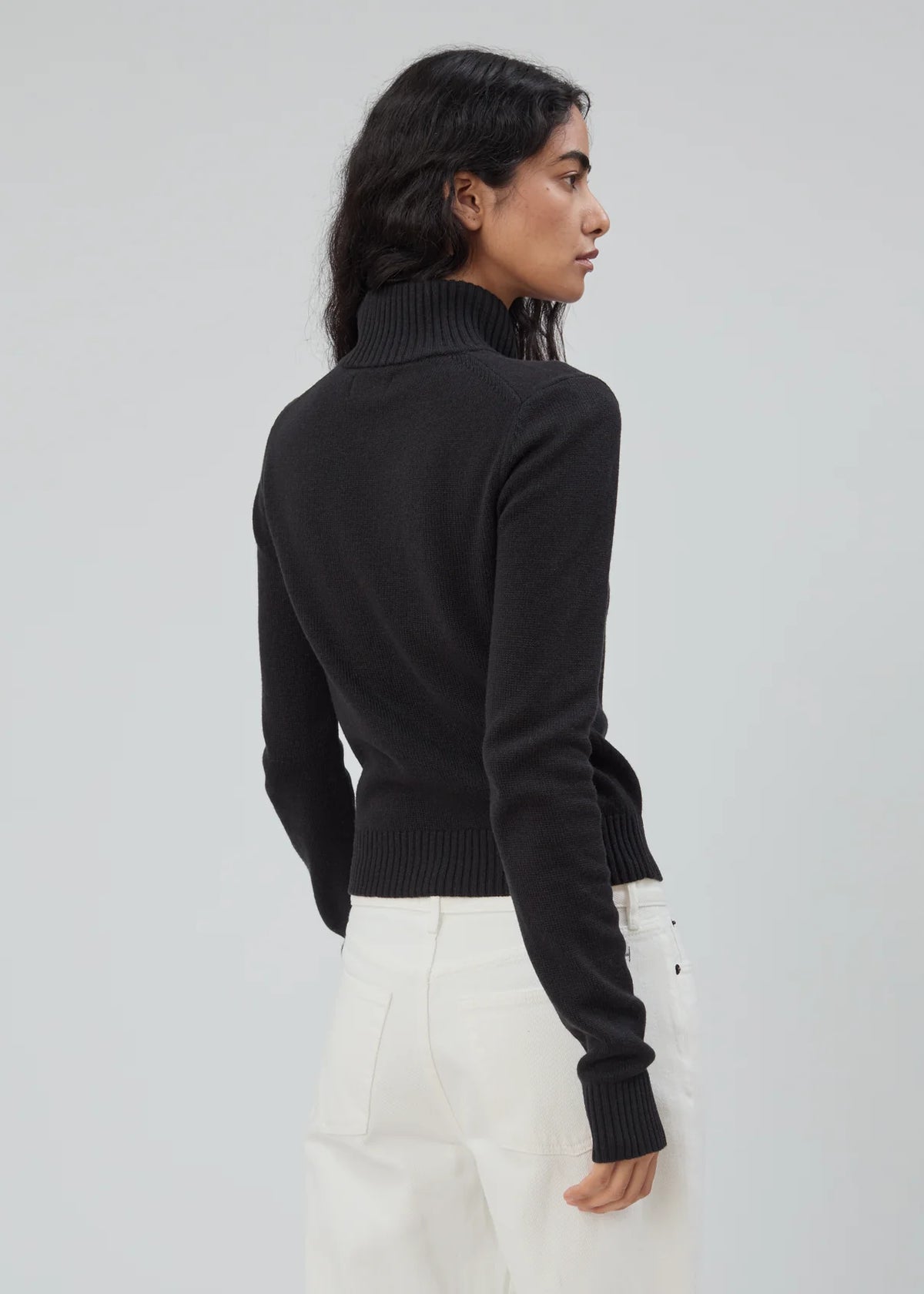Bleecker Zip in Black