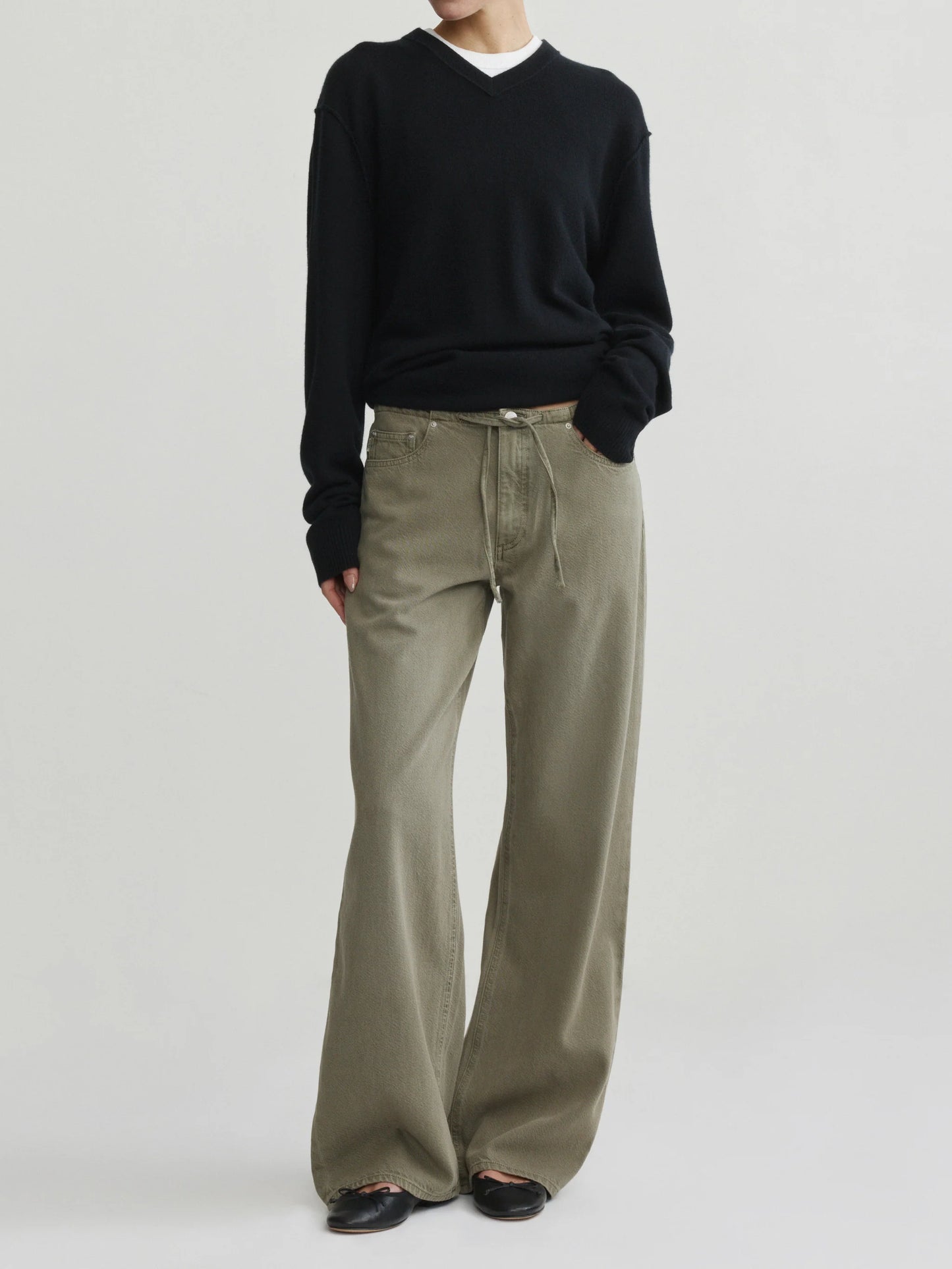 Sienna Low Slung Wide Leg Vintage Jean in Clover Aura