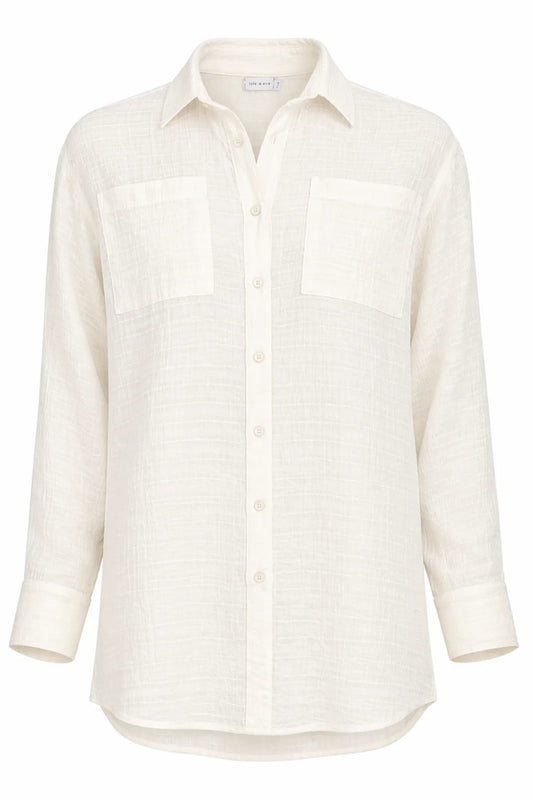 Mika Top in Cream Stripe
