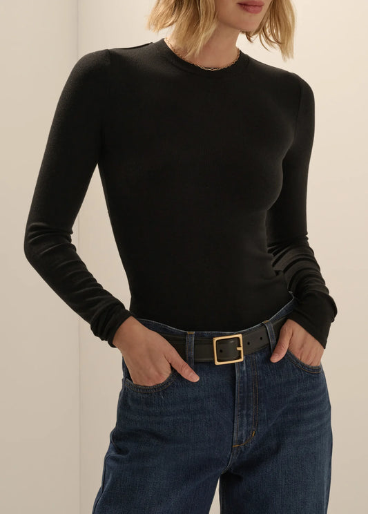 The Heritage Long Sleeve in Black