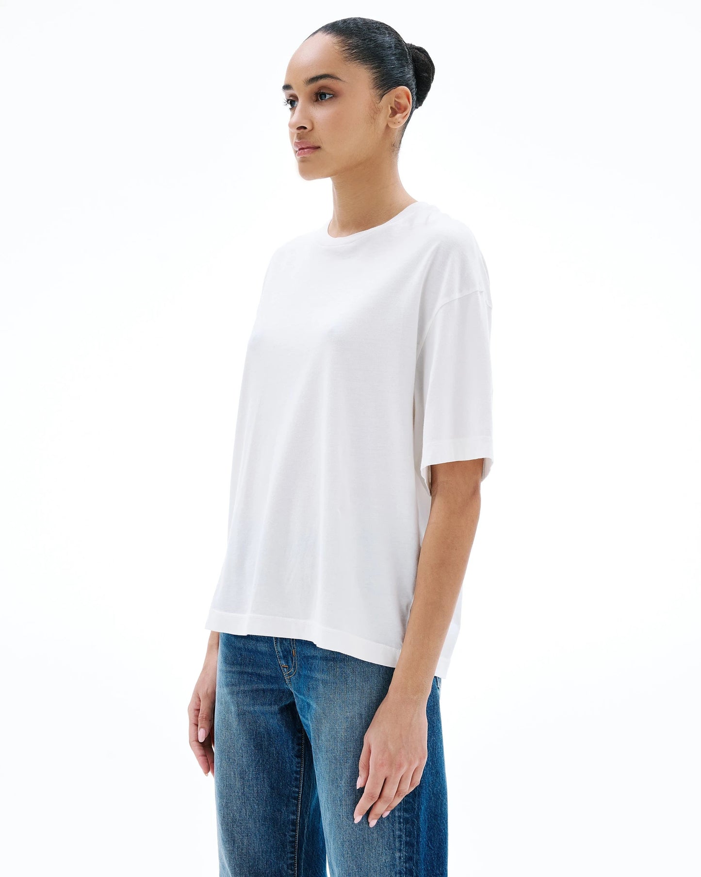 Boyfriend Tee in Natural White