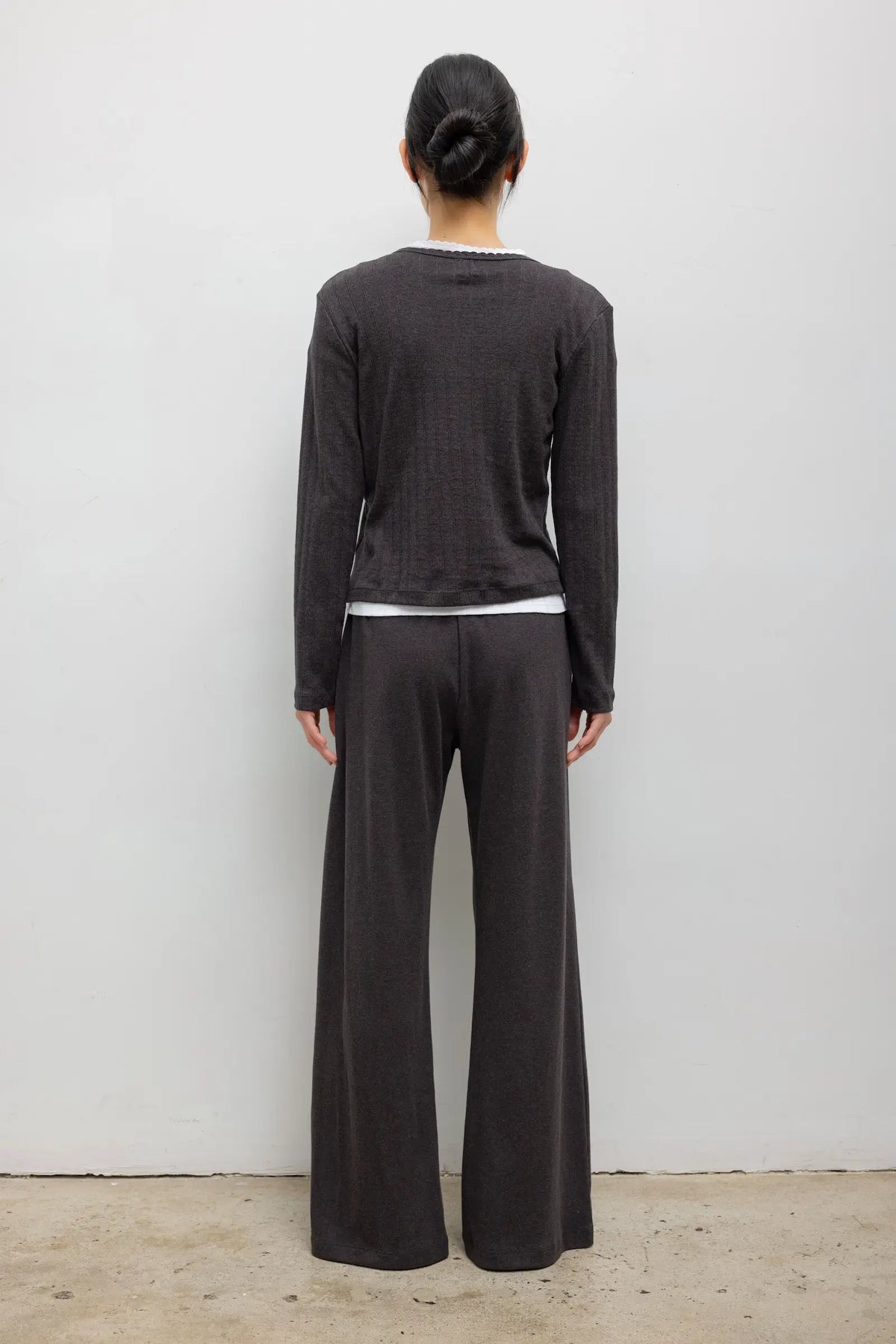 Nando Lounge Pant in Hickory Melange