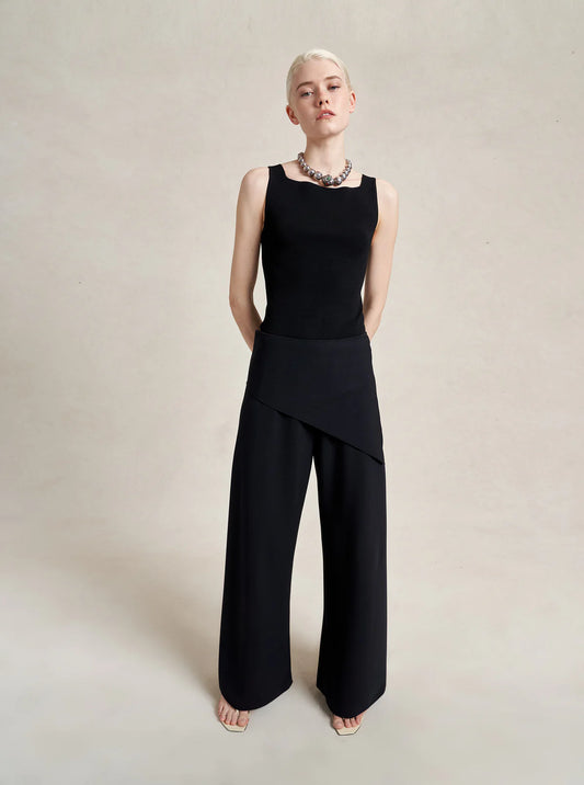 Wrap Colby Pant in Black