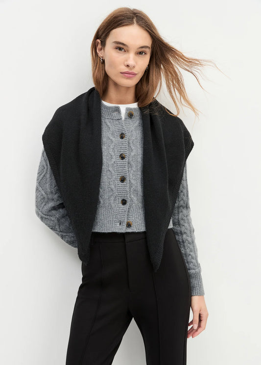 The Triangle Scarf in Black