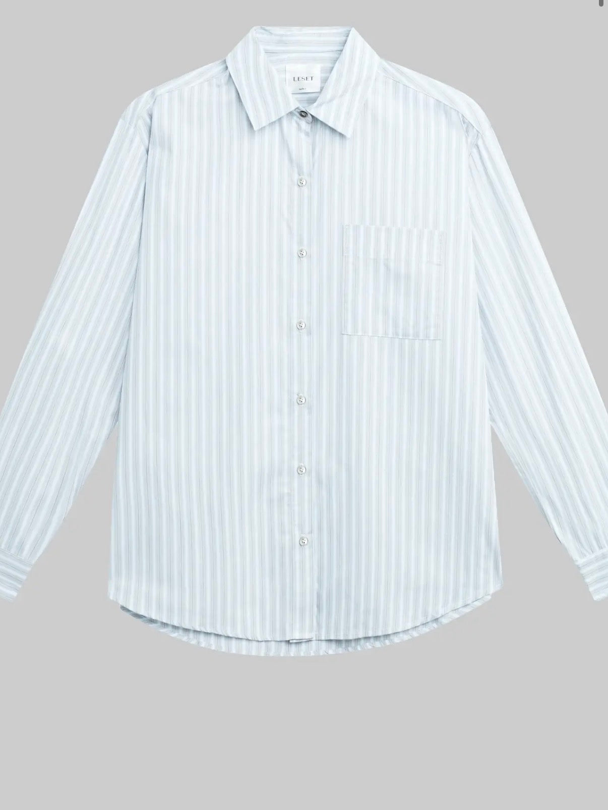 Yoshi Stripe Classic Button Down in Sterling Stripe